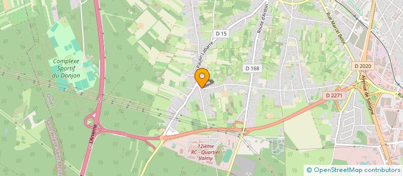 localisation de l'entreprise MADAME LENA BETTY LEA AUBIN  OLIVET