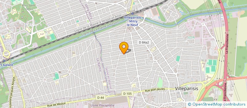 localisation de l'entreprise MADAME LENA BEZZOUINE  VILLEPARISIS