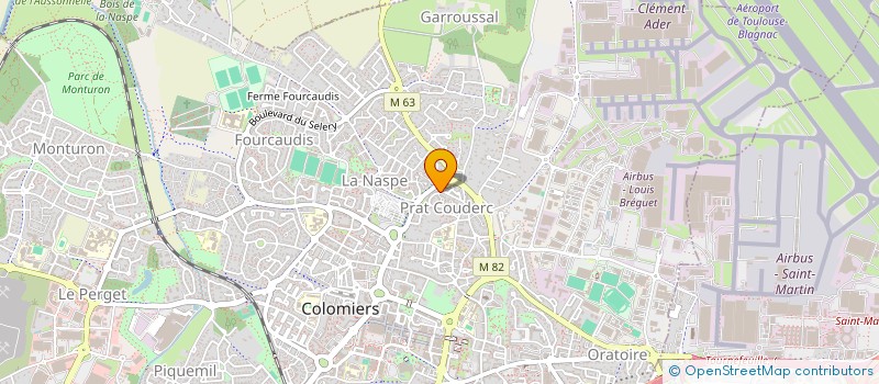 localisation de l'entreprise MADAME LENA BOUKILI à COLOMIERS