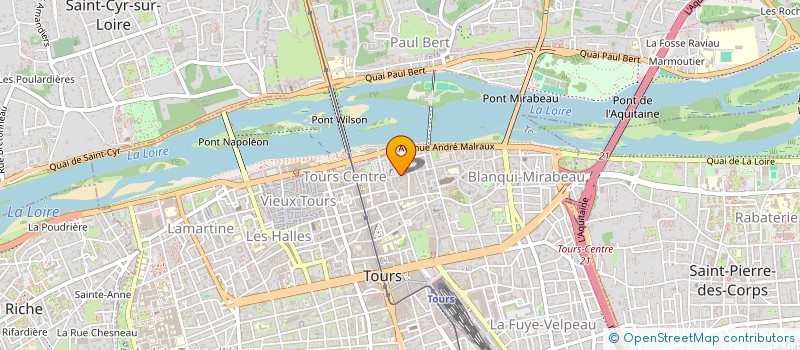 localisation de l'entreprise MADAME LENA BOURRILLON à TOURS