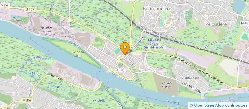 localisation de l'entreprise MADAME LENA BOUVIER  LA CHAPELLE-SUR-ERDRE