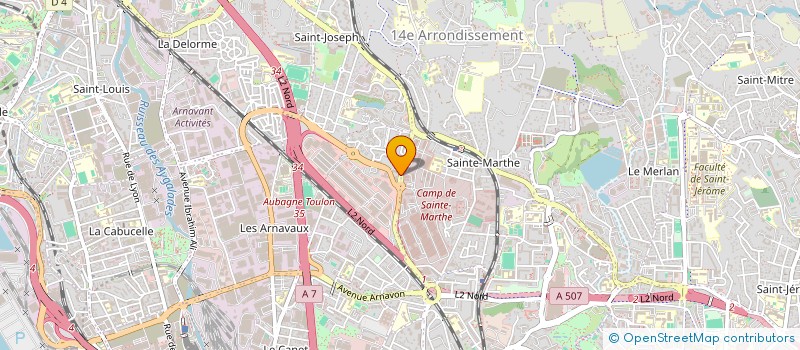 localisation de l'entreprise MADAME LENA BOUZIANE à MARSEILLE