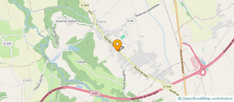 localisation de l'entreprise MADAME LENA BROCART  THEZE