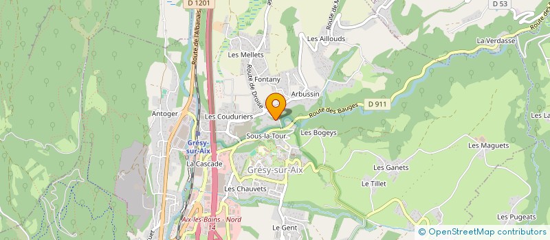 localisation de l'entreprise MADAME LENA BROVARONE  AIX LES BAINS