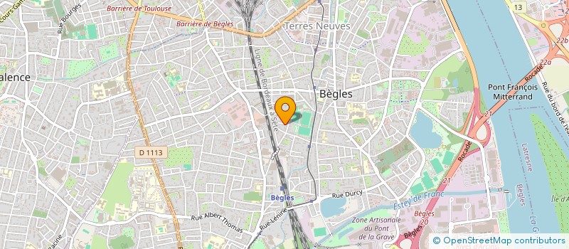 localisation de l'entreprise MADAME LENA BRUDIEUX à BEGLES