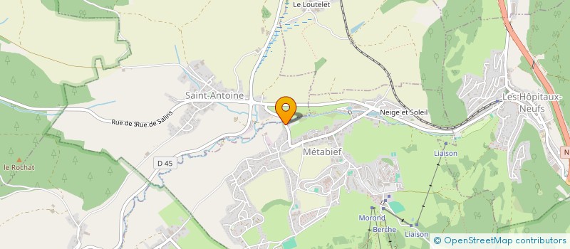 localisation de l'entreprise MADAME LENA CABRERA  METABIEF