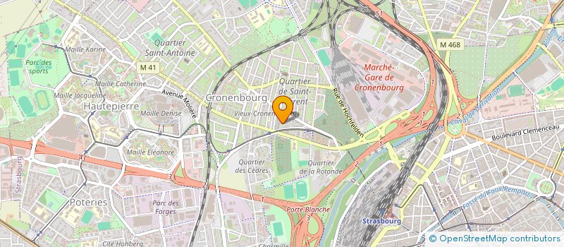 localisation de l'entreprise MADAME LENA CAUSEVIC  STRASBOURG