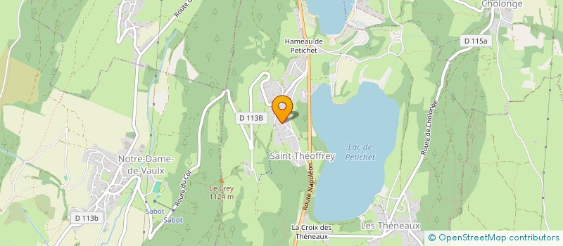 localisation de l'entreprise MADAME LENA CHAFFIOTTE  SAINT-THEOFFREY