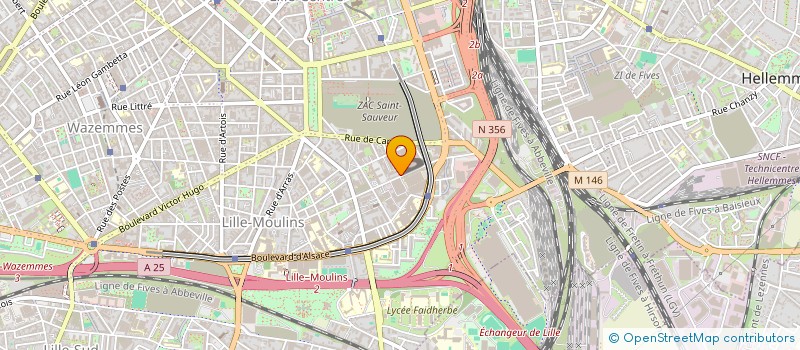 localisation de l'entreprise MADAME LENA CLEMENT  LILLE