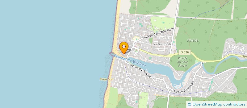 localisation de l'entreprise MADAME LENA CONGNARD  MIMIZAN