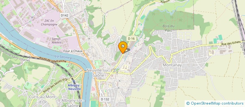 localisation de l'entreprise MADAME LENA COPPIER  NEUVILLE-SUR-SAONE