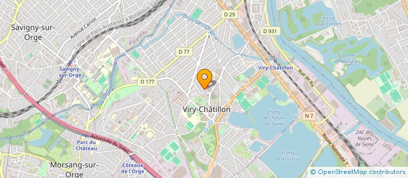 localisation de l'entreprise MADAME LENA COSTEUX  VIRY-CHATILLON