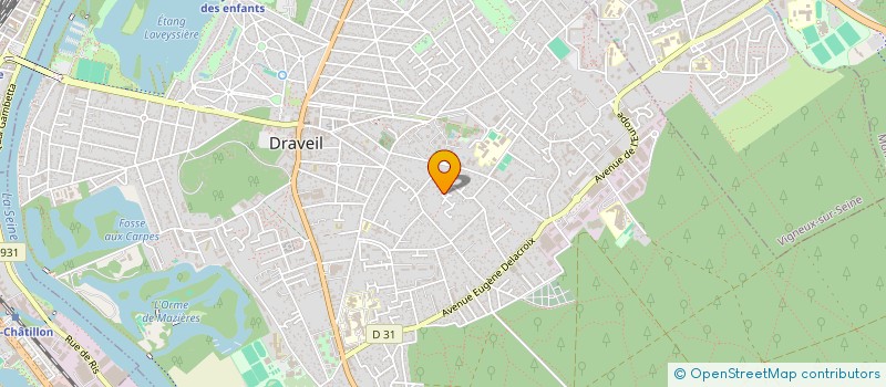 localisation de l'entreprise MADAME LENA CREVET à DRAVEIL