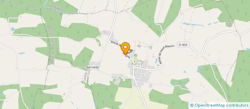 localisation de l'entreprise MADAME LENA DARRIBEHAUDE  AURICE