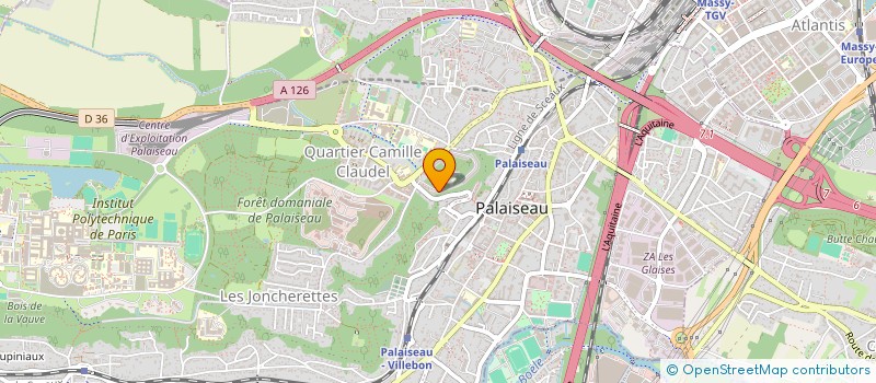 localisation de l'entreprise MADAME LENA DAUMET  PALAISEAU