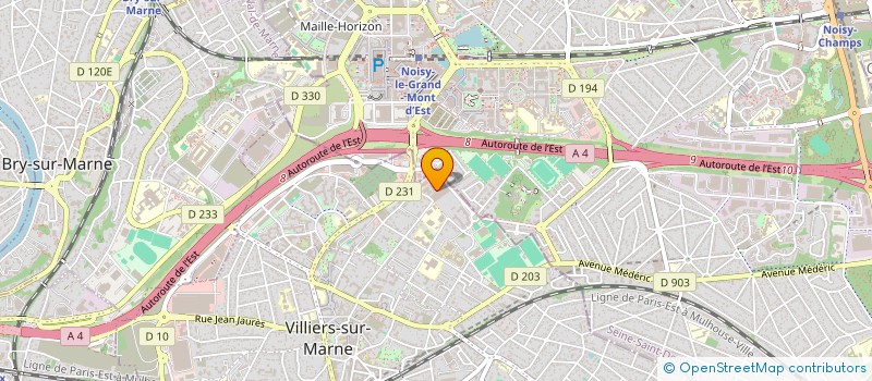 localisation de l'entreprise MADAME LENA DIAGNE à VILLIERS-SUR-MARNE