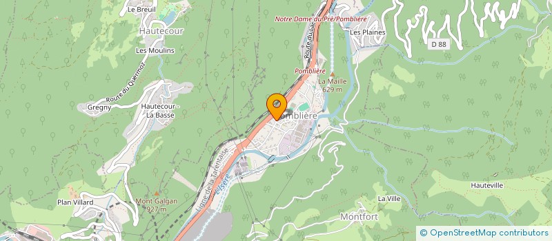 localisation de l'entreprise MADAME LENA DUCHOSAL  ALBERTVILLE