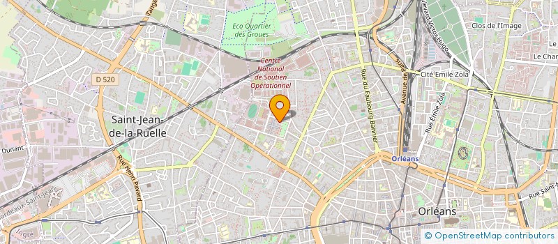 localisation de l'entreprise MADAME LENA DUPUIS  ORLEANS