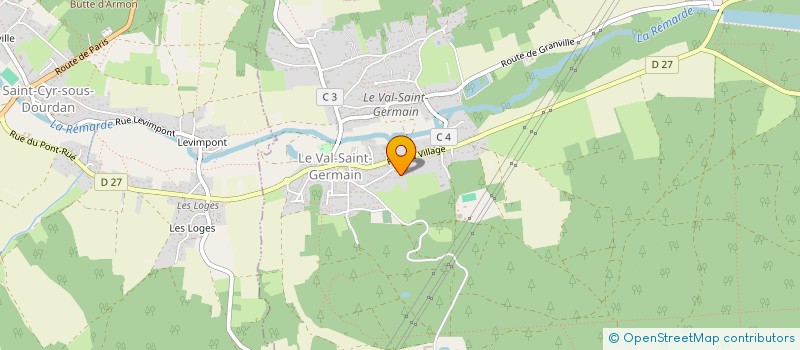 localisation de l'entreprise MADAME LENA ESTOREZ  LE VAL-SAINT-GERMAIN