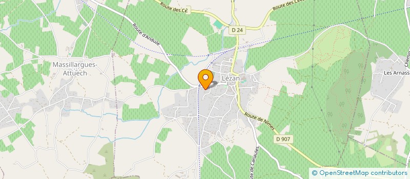 localisation de l'entreprise MADAME LENA FESQUET  LEZAN
