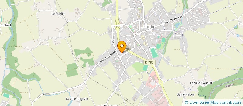 localisation de l'entreprise MADAME LENA FRAVAL  QUESSOY