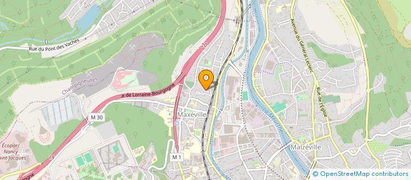 localisation de l'entreprise MADAME LENA FREMY  MAXEVILLE