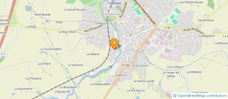 localisation de l'entreprise MADAME LENA FROUIN  CHEMILLE-EN-ANJOU