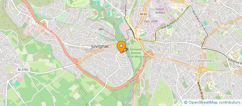 localisation de l'entreprise MADAME LENA GIRAUD  JUVIGNAC