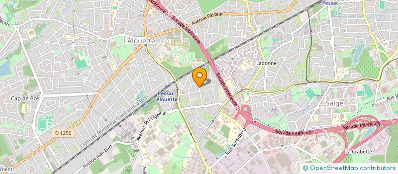 localisation de l'entreprise MADAME LENA GLENADEL  PESSAC