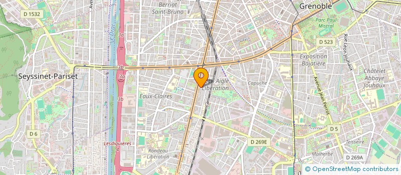 localisation de l'entreprise MADAME LENA GODOY à GRENOBLE