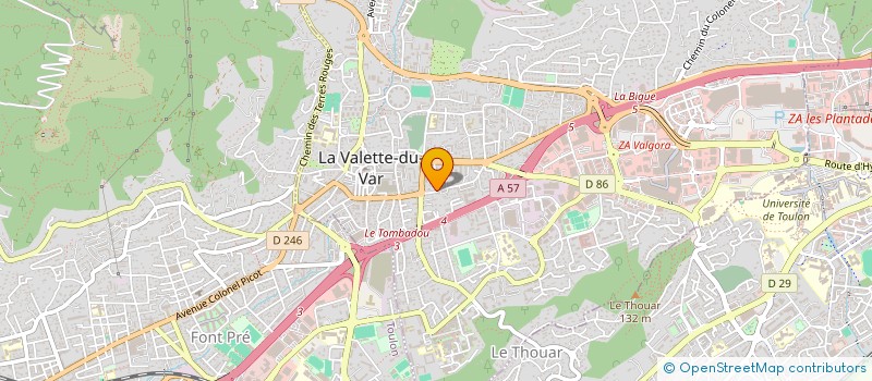 localisation de l'entreprise MADAME LENA GONCALVES à LA VALETTE-DU-VAR