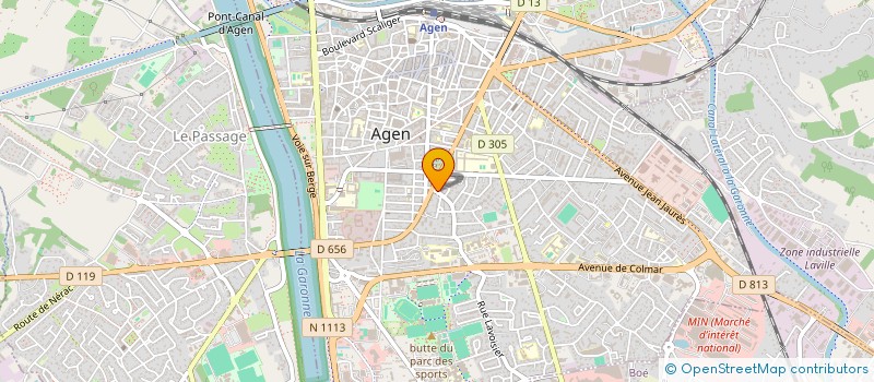 localisation de l'entreprise MADAME LENA GOURINEL  AGEN