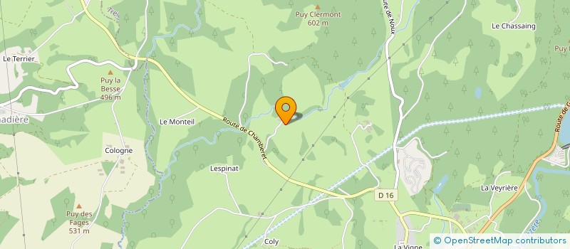 localisation de l'entreprise MADAME LENA GROC  TREIGNAC