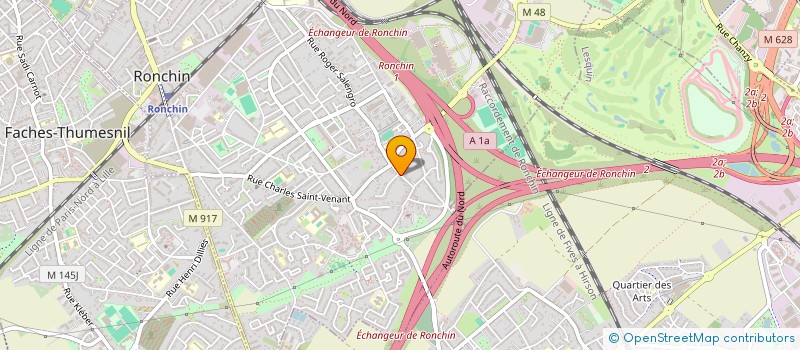 localisation de l'entreprise MADAME LENA HAOUAT  RONCHIN