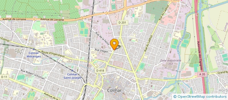 localisation de l'entreprise MADAME LENA HEISSLER  COLMAR