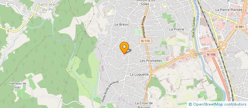 localisation de l'entreprise MADAME LENA HILAIRE à ALES