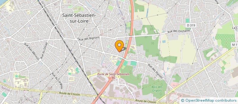 localisation de l'entreprise MADAME LENA HUOU à SAINT-SEBASTIEN-SUR-LOIRE