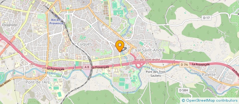 localisation de l'entreprise MADAME LENA JACQUET à AIX-EN-PROVENCE