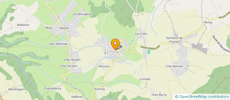 localisation de l'entreprise MADAME LENA JONOT  CHOISY