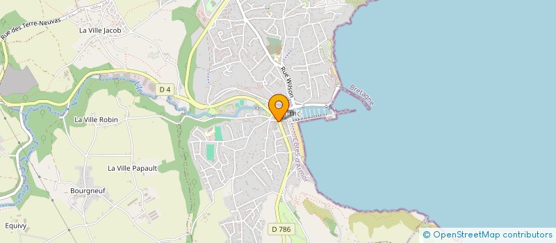 localisation de l'entreprise MADAME LENA JOUANNIGOT à BINIC-ETABLES-SUR-MER