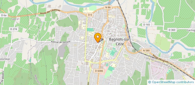 localisation de l'entreprise MADAME LENA KEOHAVONG à BAGNOLS-SUR-CEZE
