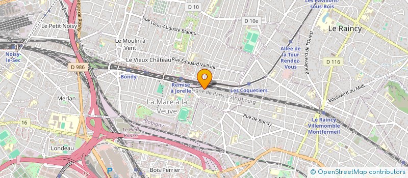 localisation de l'entreprise MADAME LENA KULLAB  VILLEMOMBLE