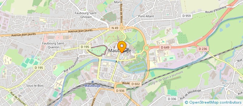 localisation de l'entreprise MADAME LENA LABIAU  MAUBEUGE