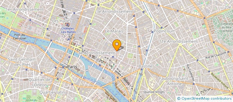 localisation de l'entreprise MADAME LENA LACOMBE  PARIS