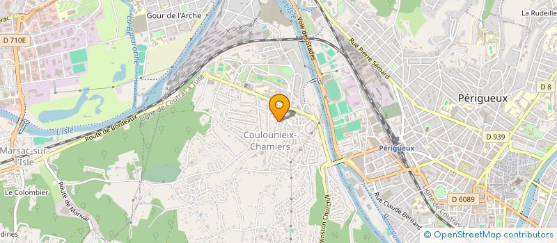 localisation de l'entreprise MADAME LENA LASCOMBE  COULOUNIEIX-CHAMIERS