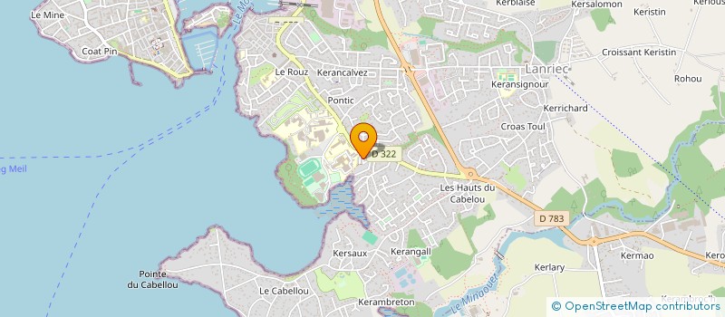 localisation de l'entreprise MADAME LENA LE CAIGNEC à CONCARNEAU