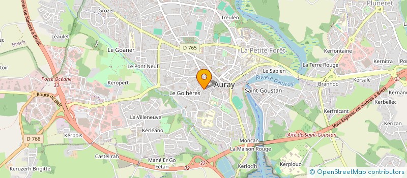 localisation de l'entreprise MADAME LENA LE FRAPPER à AURAY