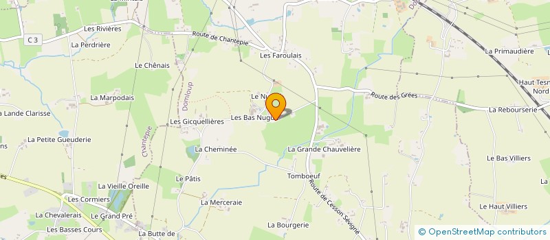 localisation de l'entreprise MADAME LENA LE RAY  DOMLOUP