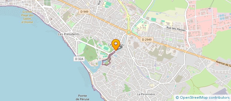 localisation de l'entreprise MADAME LENA LE ROUZIC  LES SABLES-D'OLONNE