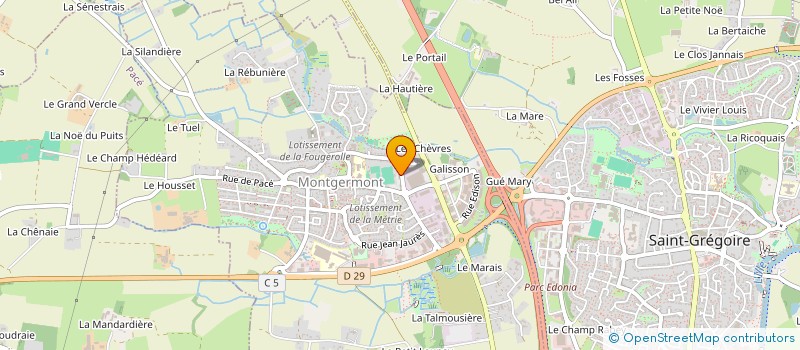 localisation de l'entreprise MADAME LENA LEONETTI à MONTGERMONT